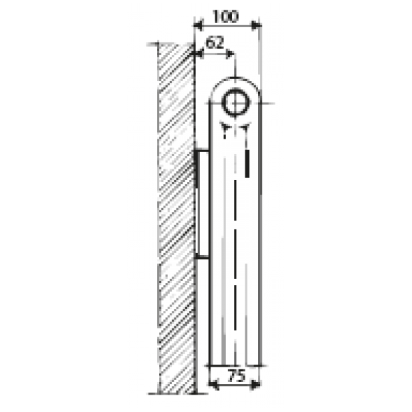 Lenhovda Sektionsradiator REX 730 mm