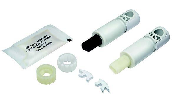 Soft close sitsdämparsats