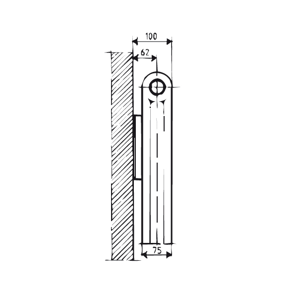 Lenhovda Sektionsradiator REX 580 mm