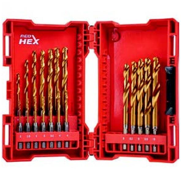 Milwaukee Red Hex Shockwave HSS-G TIN metallborrsats