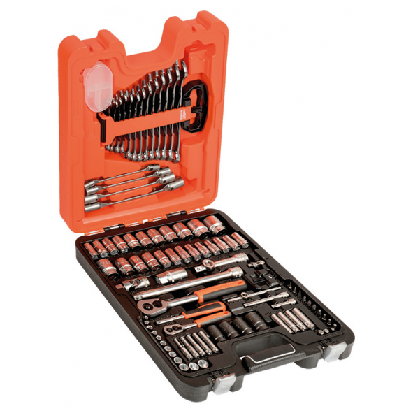 Bahco S87+7 94 delars hylsnyckelsats med både 1/4” & 1/2”