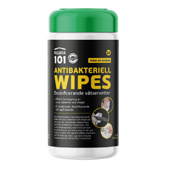 Relekta 101 Antibakteriella Wipes