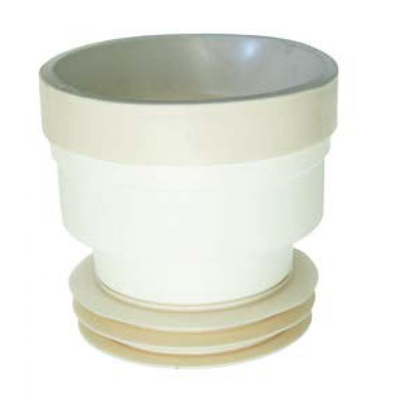 WC-stos passar 110mm plaströrs slätände +muff samt 110mm MA-rörs slätände