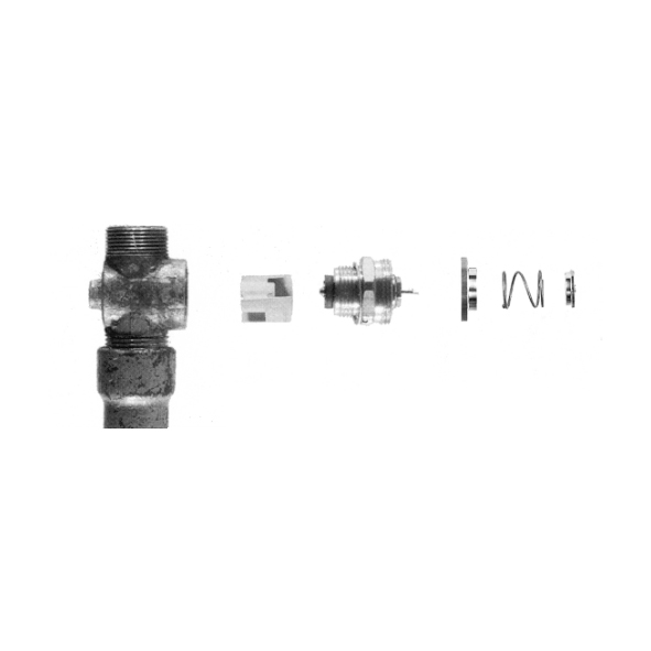 Utbytesinsats för HP (Hedemorapannan) ettrörsventil