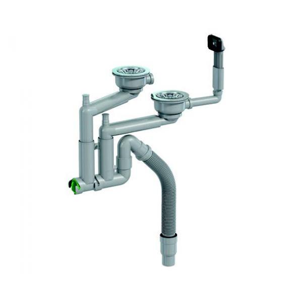 Prevex Smartloc 2-gren inkl. silkorg & bräddavlopp