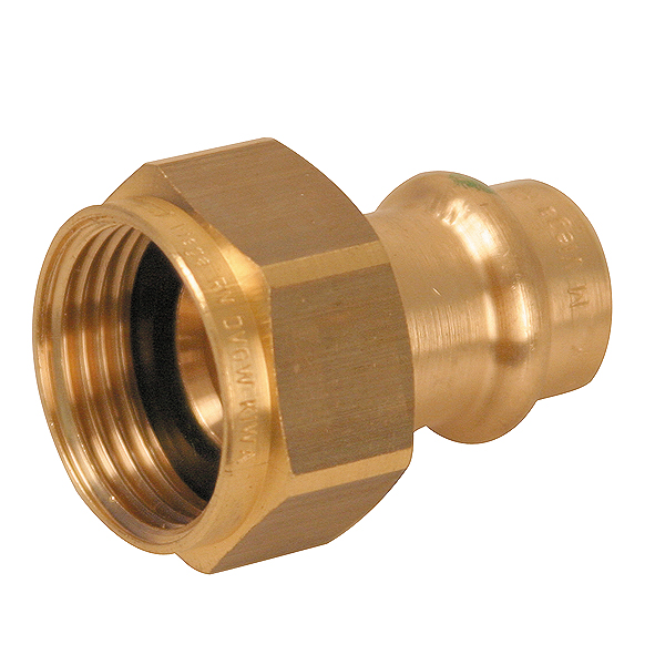 Presskoppling i rödgods