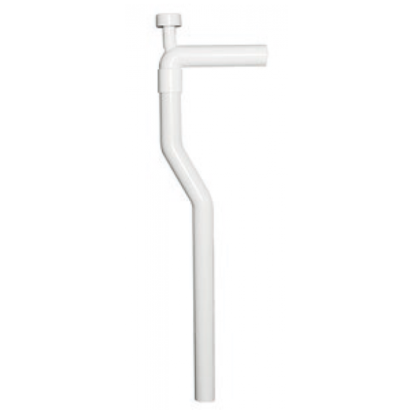 S-böj m. vakuumventil