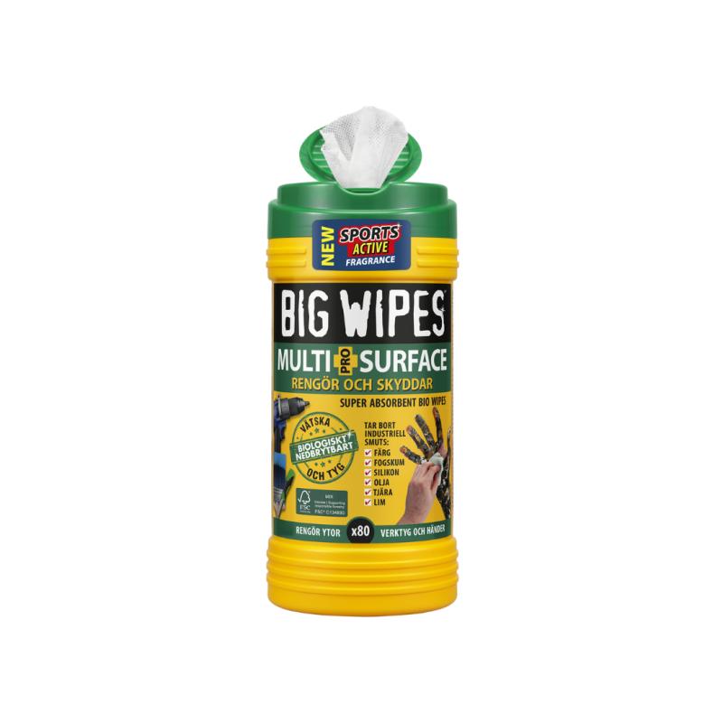 Big Wipes Multi Surface, 80 dukar