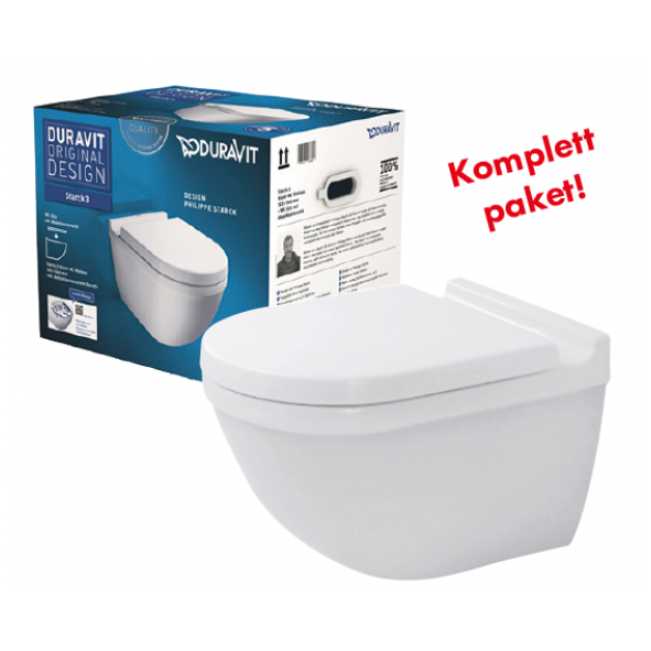Starck 3 Rimless WC-skål