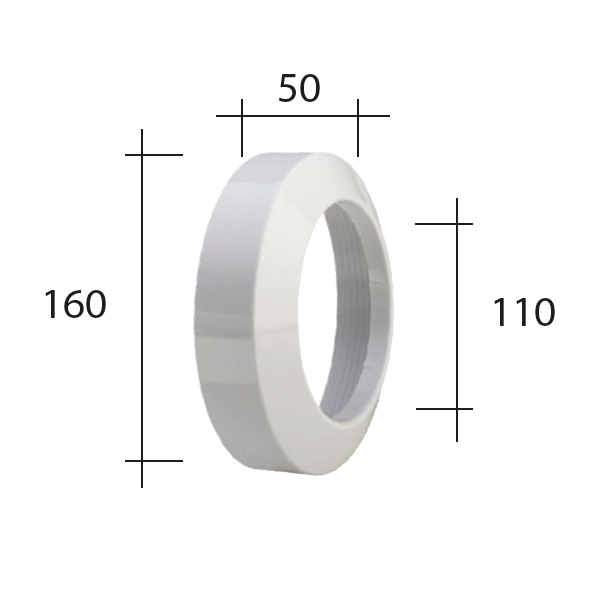 Viega vägghuv/täckbricka