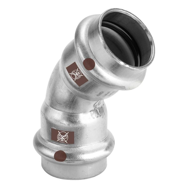 Viega Temponox Böj 45° 2 muff