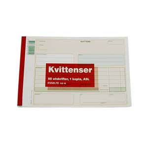 Kvittensblock A5L