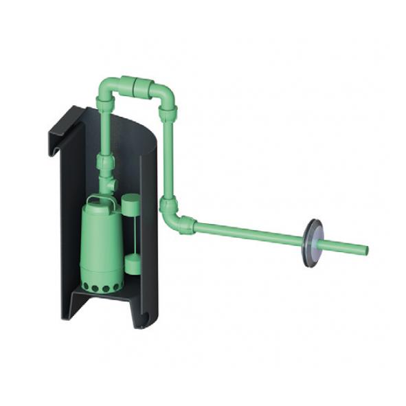 Cipax Pumpkit för 2,2m³ Slamavskiljare