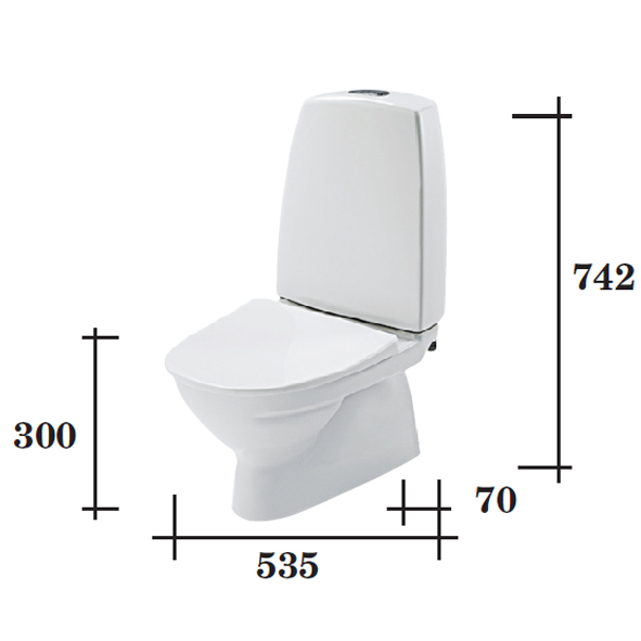 Ifö Sign 6820 Barn WC-stol