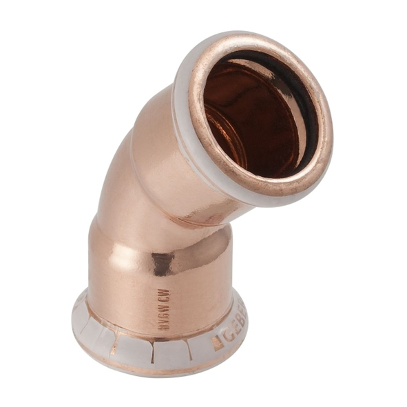 Geberit Kopparpress Böj 45° 2 muff